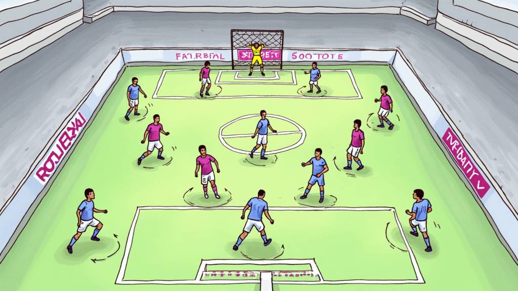 Ailiers modernes en action sur un terrain de football