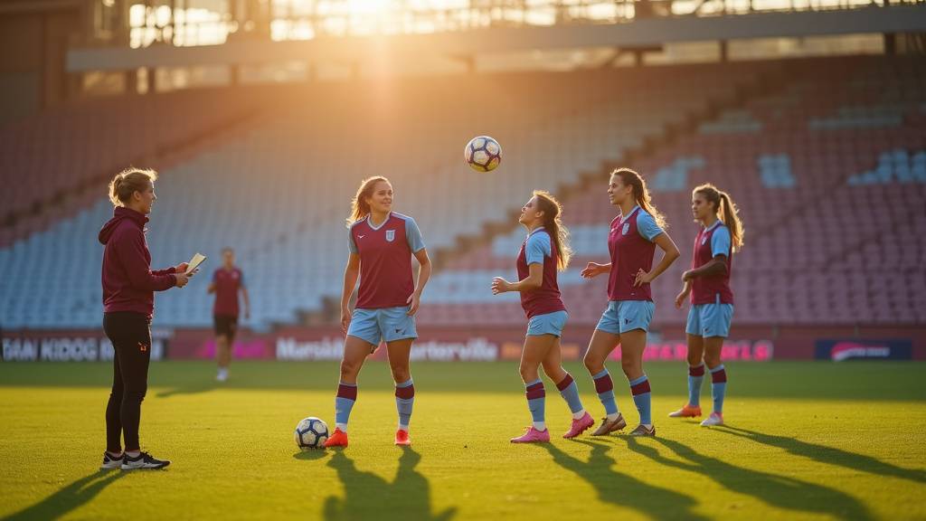 Les joueuses d'Aston Villa Women célébrant un but en WSL