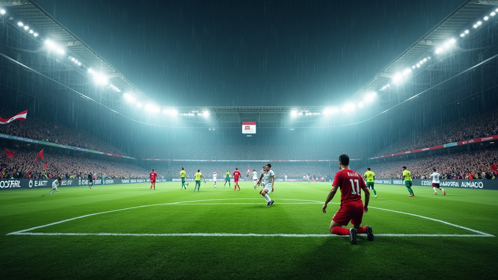 Stade Ernst-Happel lors du match décisif entre Autriche et Bosnie-Herzégovine pour la qualification à la Coupe du Monde 2026