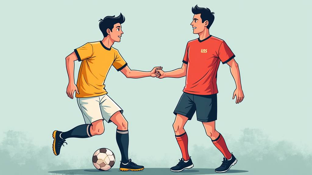 Joueur de football se tenant la cuisse, symbolisant une blessure musculaire