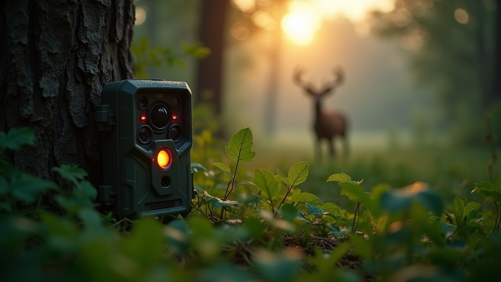 Fonctionnement nocturne d'une caméra de chasse