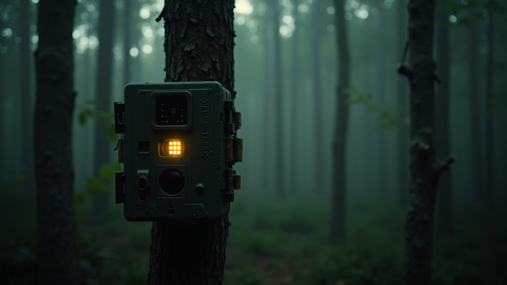 Caméra de chasse performante en forêt