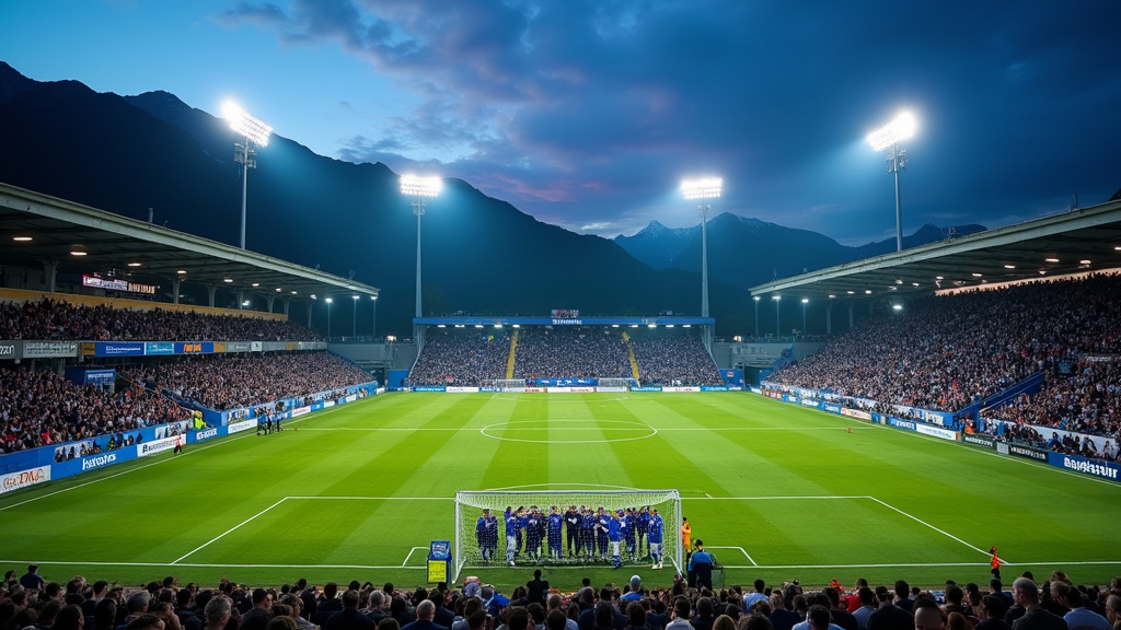Supporters du FC Annecy célébrant une victoire