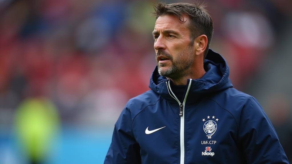 Entraîneur de l'équipe de France sous la pression médiatique