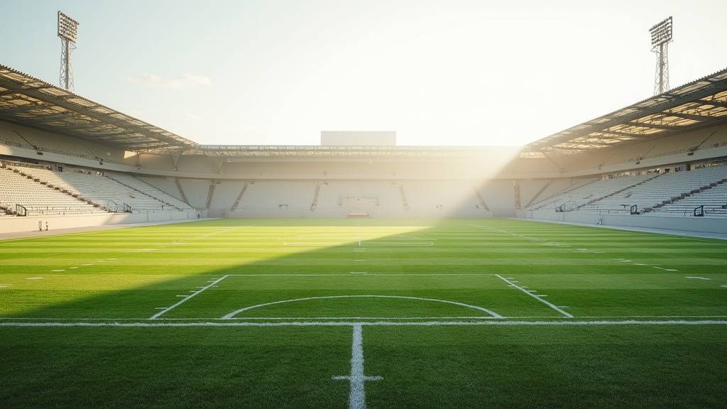 Diagramme des dimensions réglementaires d'un terrain de football