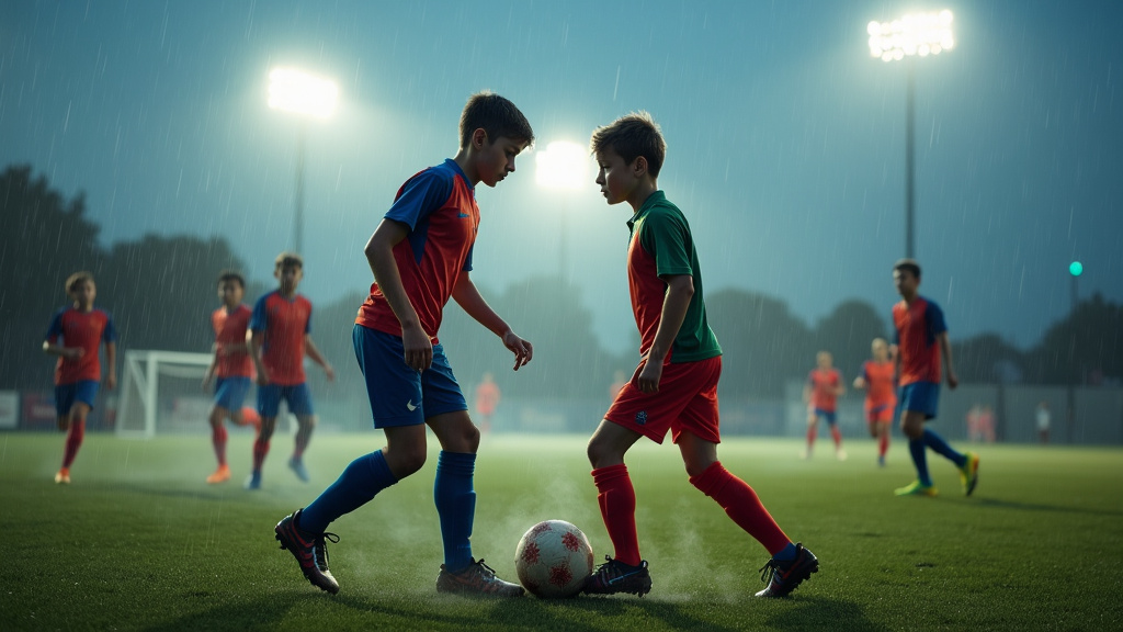 Préparation des équipes États-Unis U17 et Maroc U17 avant le match