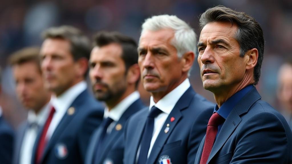 Évolution des entraîneurs de l'équipe de France à travers les décennies