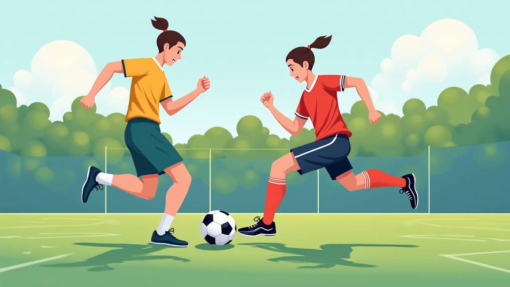 Entraînement technique au football avec ballon