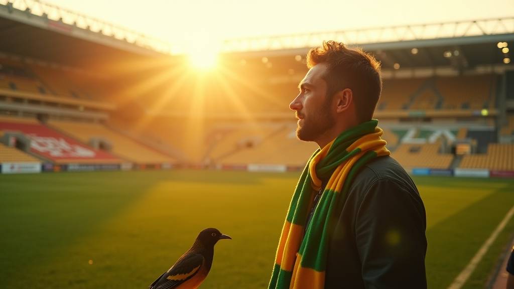 Le FC Nantes en jaune et vert au stade de la Beaujoire