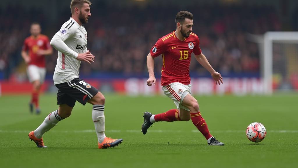 Joueur blessé sur Football Manager pendant un match