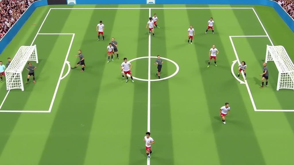 Schéma tactique d'une équipe de football en 4-4-2