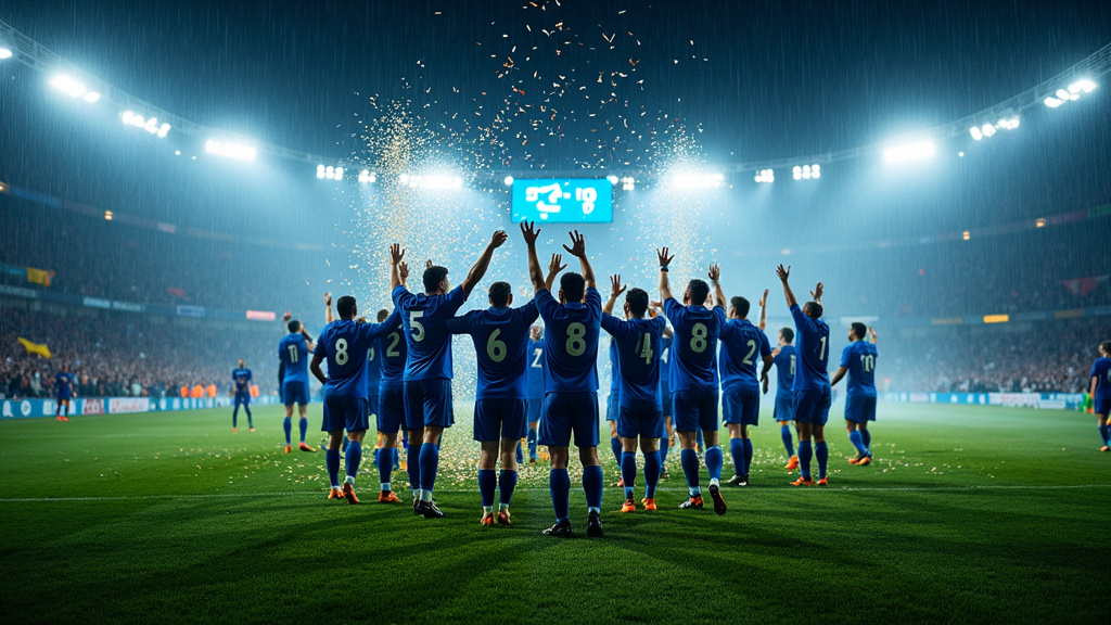 Le match France - Azerbaïdjan 8-0 - Moment historique du football