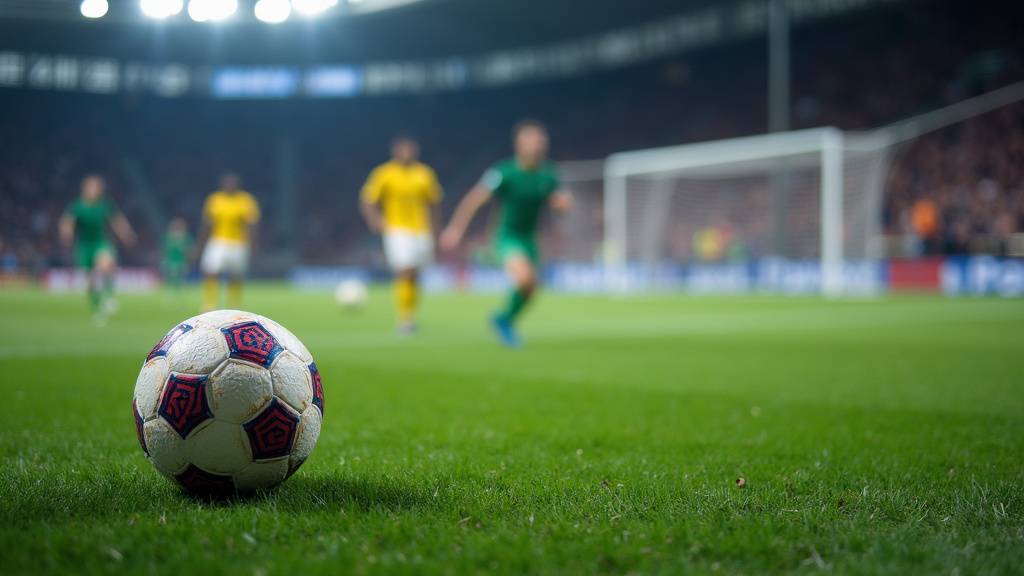 Footballeur en action lors d'un match