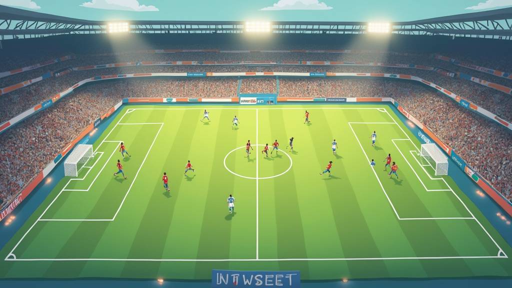 Milieu de terrain en action lors d'un match de football