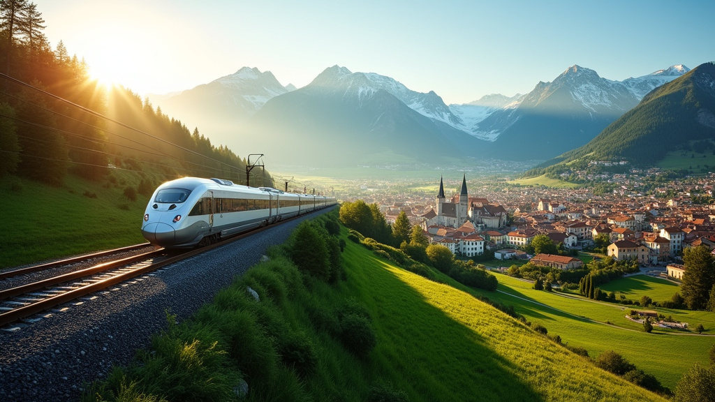 Carte du trajet entre Nice et Fribourg en France