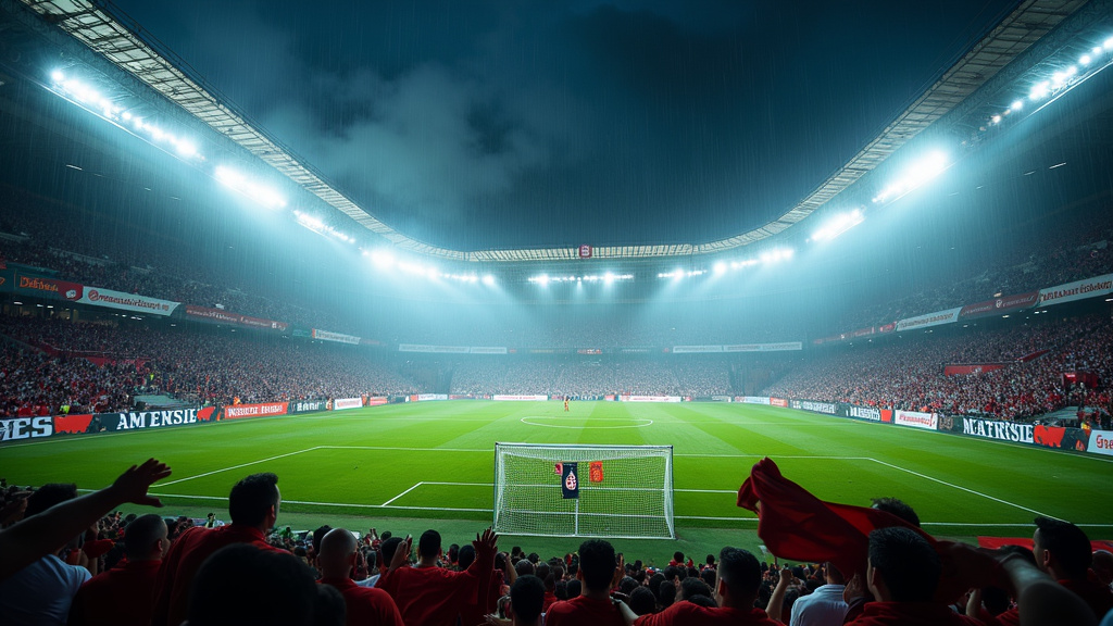 Joie des supporters OM après le but d'Aubameyang