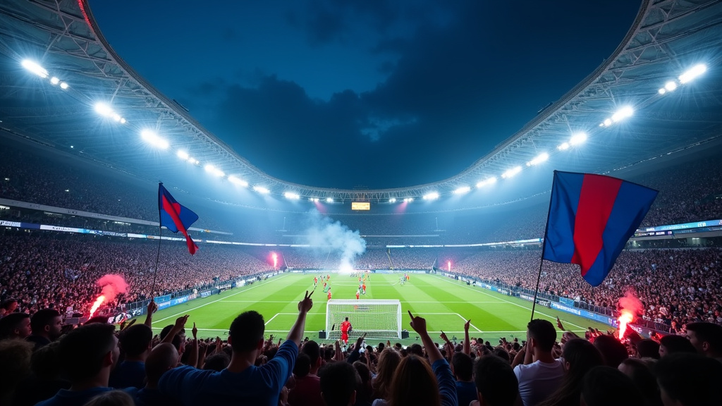 Supporters OM et Newcastle en confrontation avant le match
