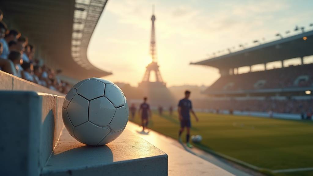Le Paris FC lors d'un match de Ligue 1 au Stade Jean-Bouin