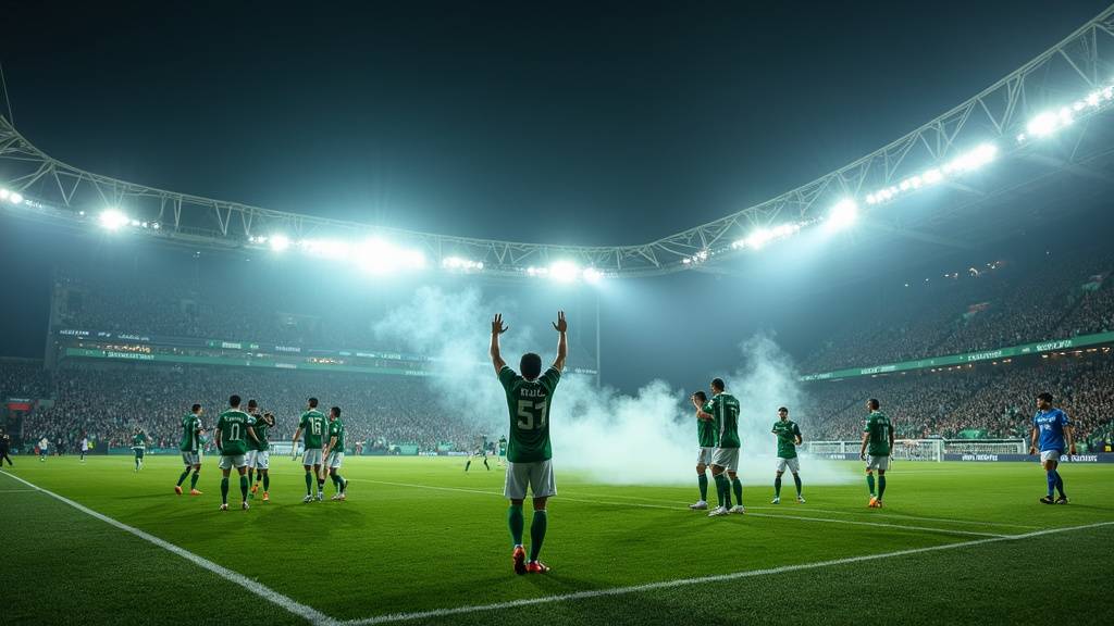 Cucho Hernández célébrant son but face à Utrecht en Europa League