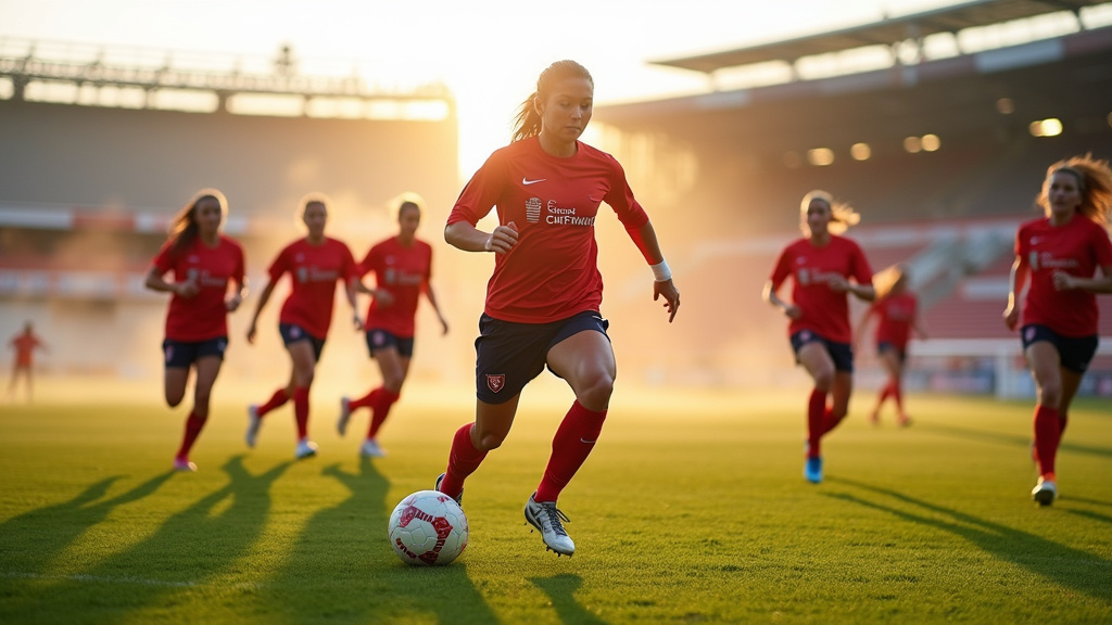 Équipe du SC Freiburg féminin lors d'un entraînement