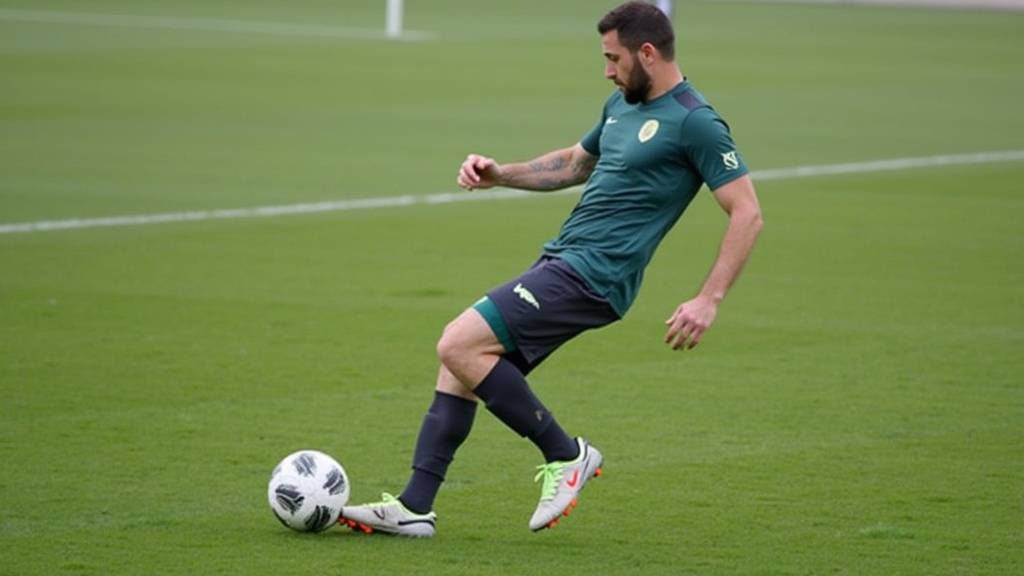 Exercice slalom football technique