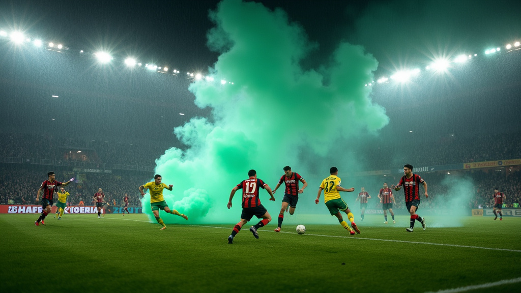 Équipe de Nancy en action lors d'un match