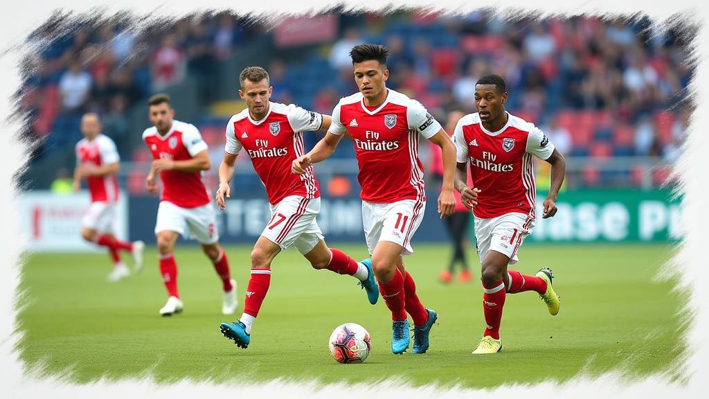 Équipe du Stade de Reims B lors d'un entraînement au stade Louis-Blériot