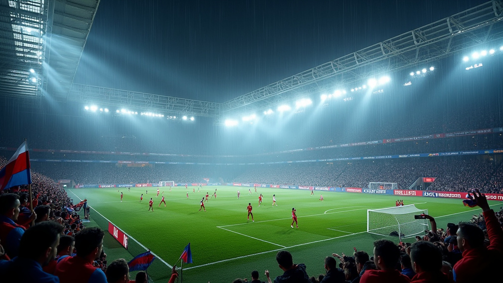 Stade de la Meinau lors du match Strasbourg vs Crystal Palace