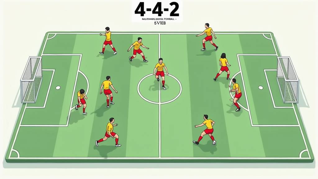 Formation 4-4-2 au football - tactique moderne 2026
