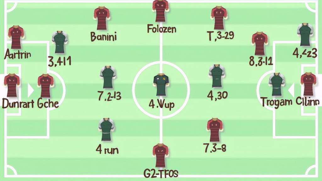 Analyse tactique football composition équipe