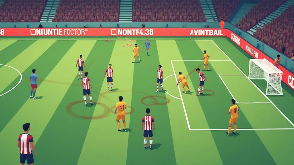 Schéma tactique de renversement de jeu au football