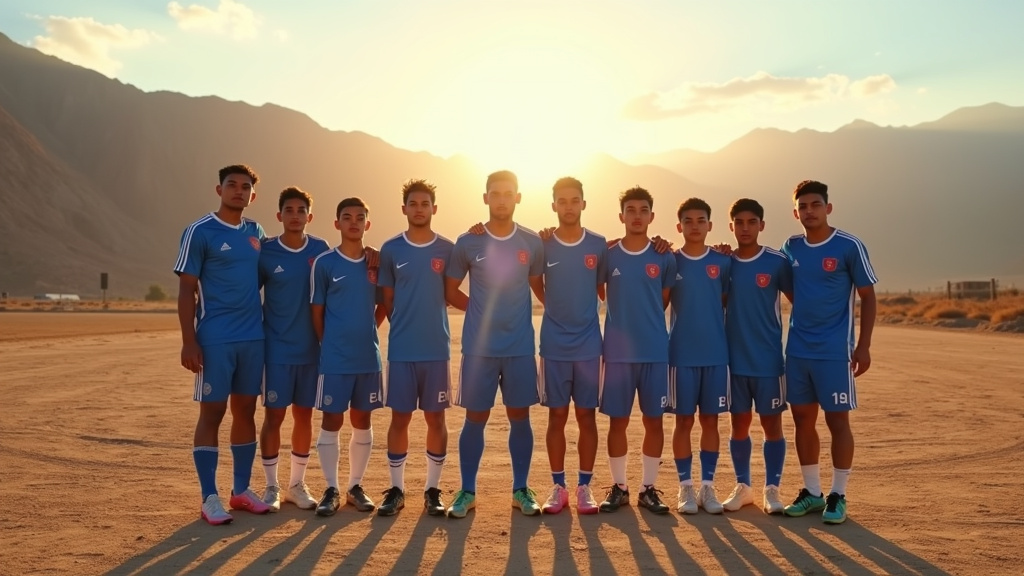 Équipe du Tadjikistan U17 lors d'un match international